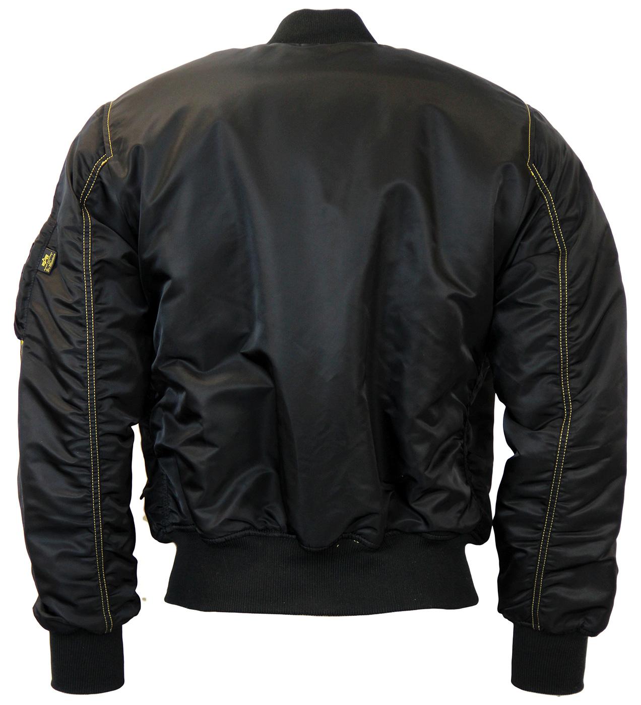 ALPHA INDUSTRIES x DR MARTENS Retro Mod MA1 Bomber Jacket Black