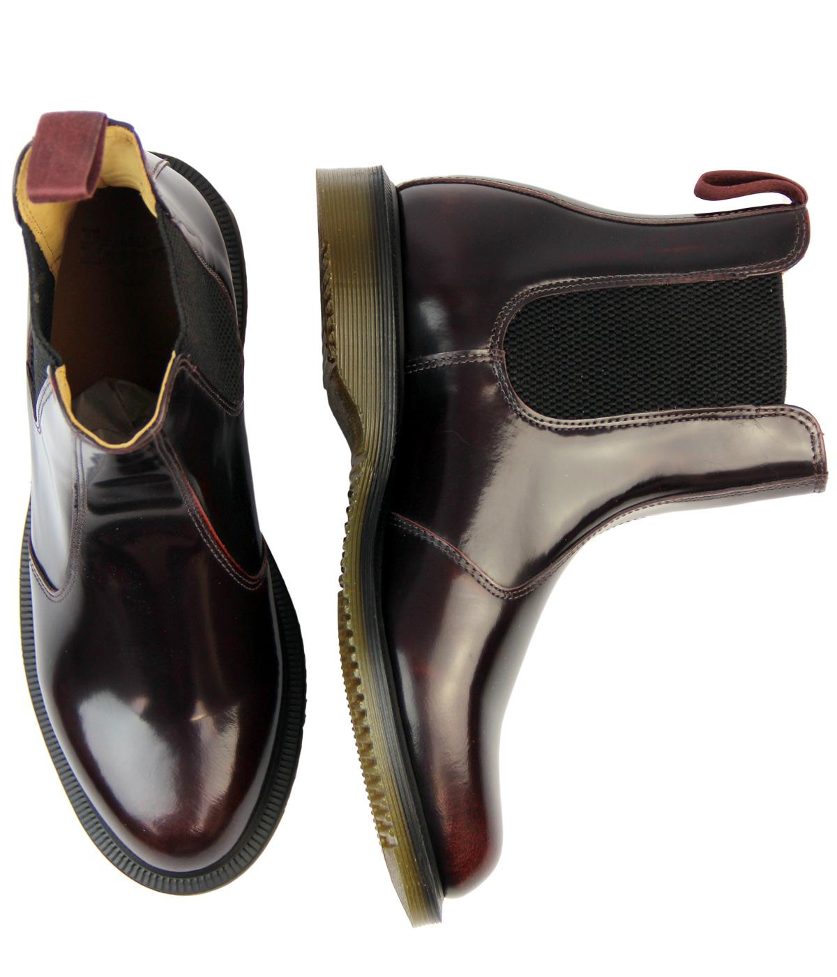 flora dr martens cherry