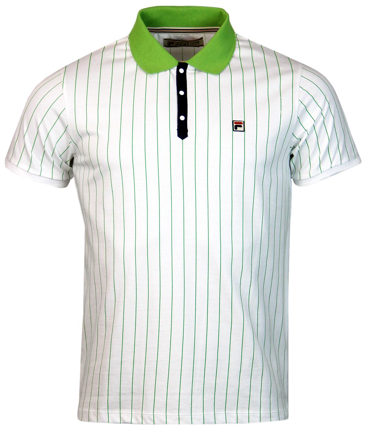 BB1 Borg Polo FILA VINTAGE Retro 70s Polo Top W BB1 Borg Polo FILA VINTAGE Retro 70s Polo Top W