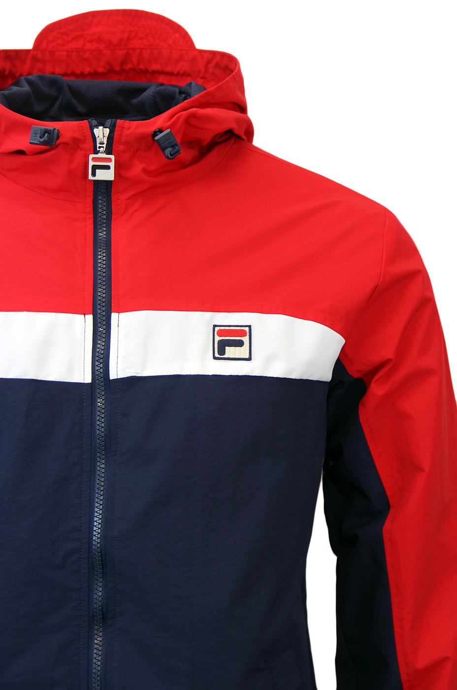 Clipper FILA VINTAGE Retro 70s Chest Stripe Jacket Clipper FILA VINTAGE Retro 70s Chest Stripe Jacket