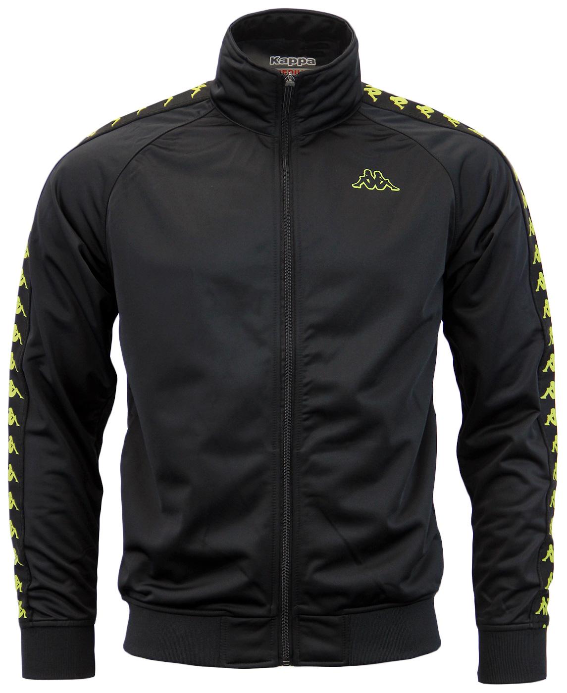 Kappa Retro 80s Banda Astoria Tracksuit in Black/Green