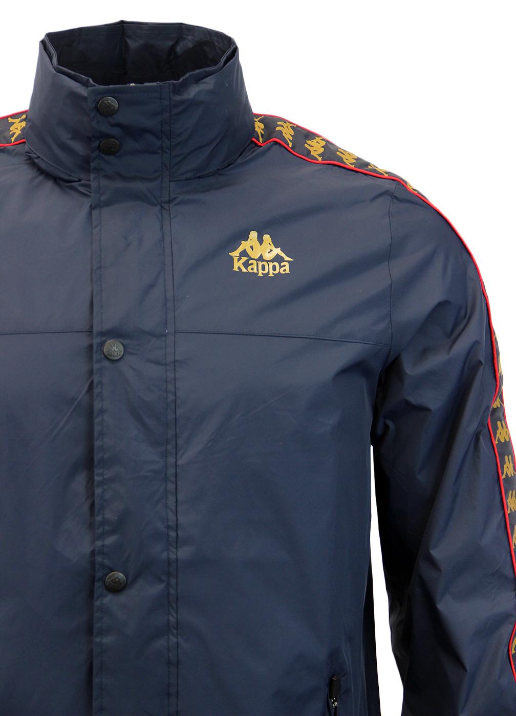 KAPPA Bescot Retro 80s Training Cagoule Jacket in Navy