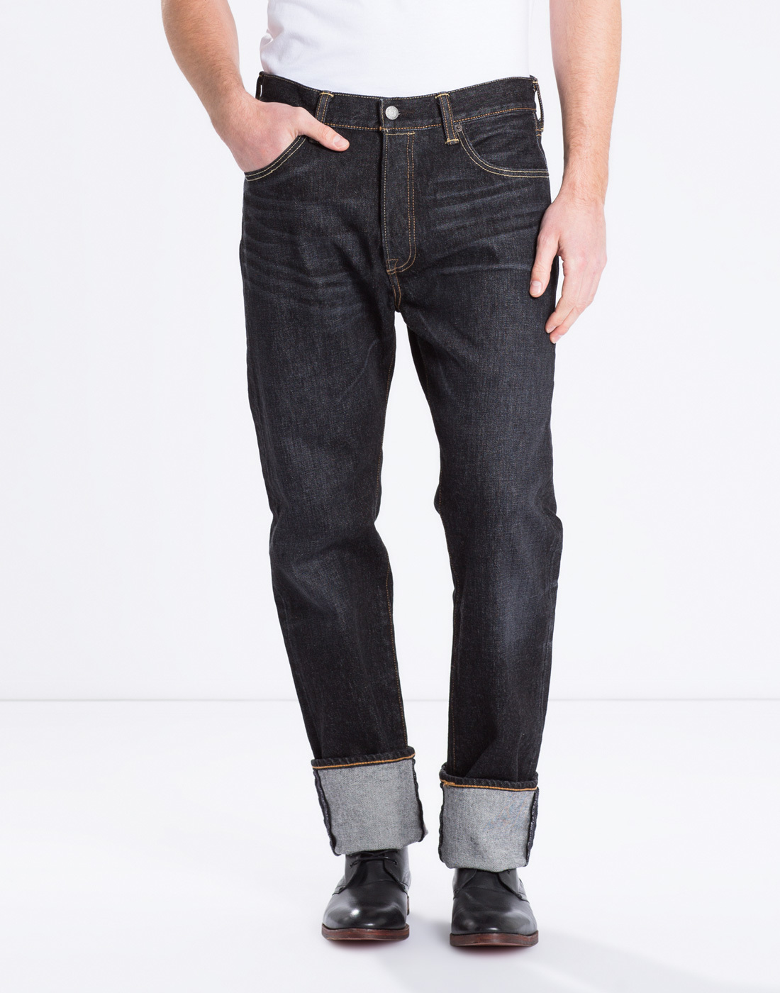 LEVI'S® 501 Retro Mod Original Fit Straight Jeans Harris Black