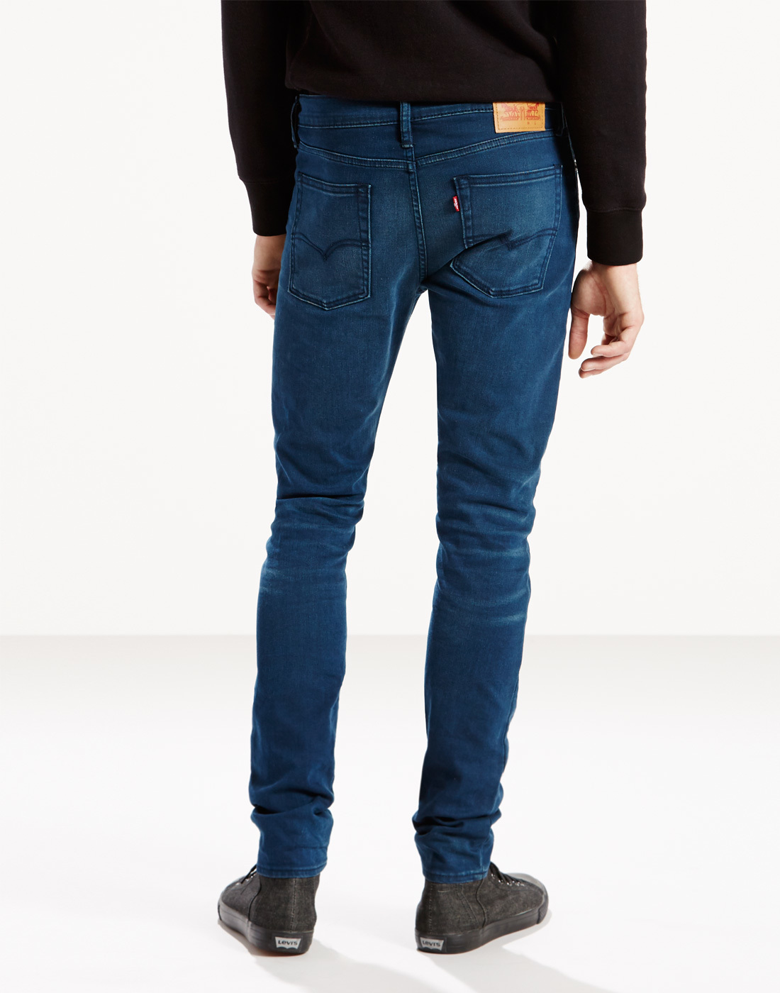 LEVI'S® 510 Retro Indie Mod Skinny Mens Denim Jeans in Red Fern