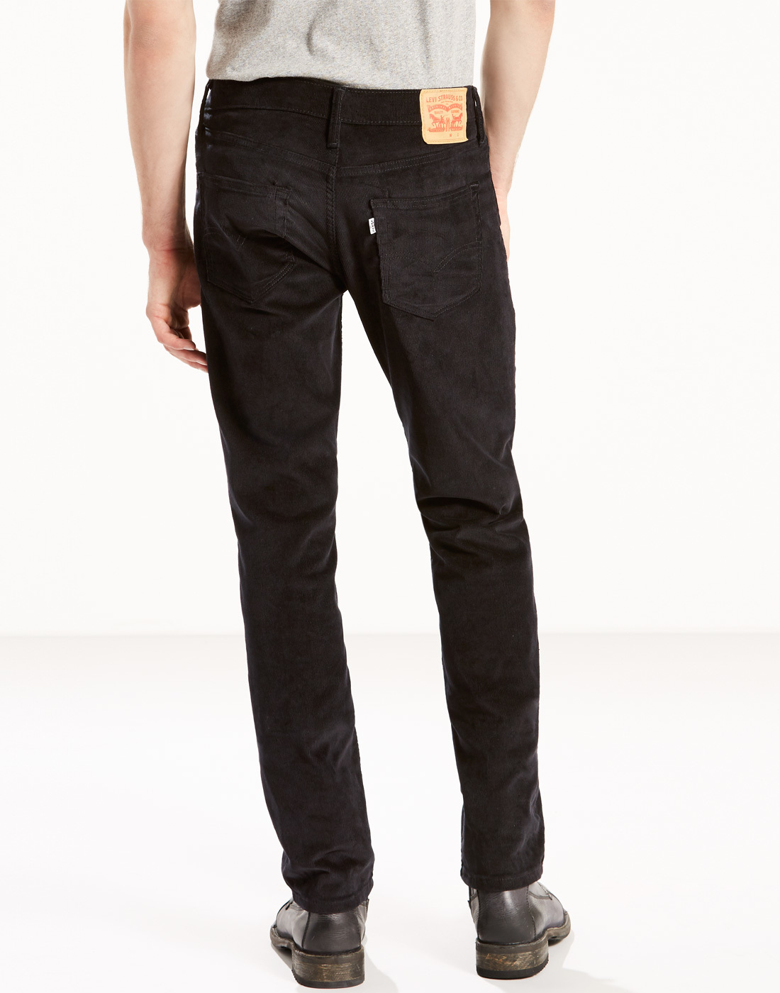 LEVI'S® 511 Retro Mod 1960s Mens Slim Fit Cord Jeans in Black