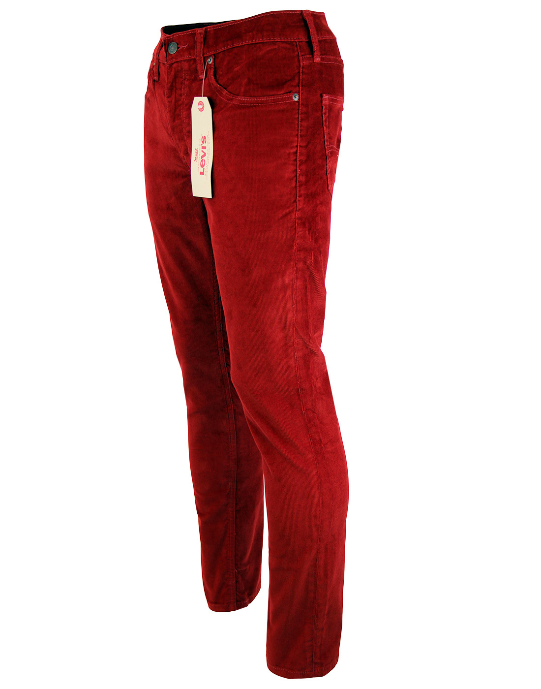 LEVI'S® 511 Retro Mod60s Slim Fit Cord Jeans in Tomato Red