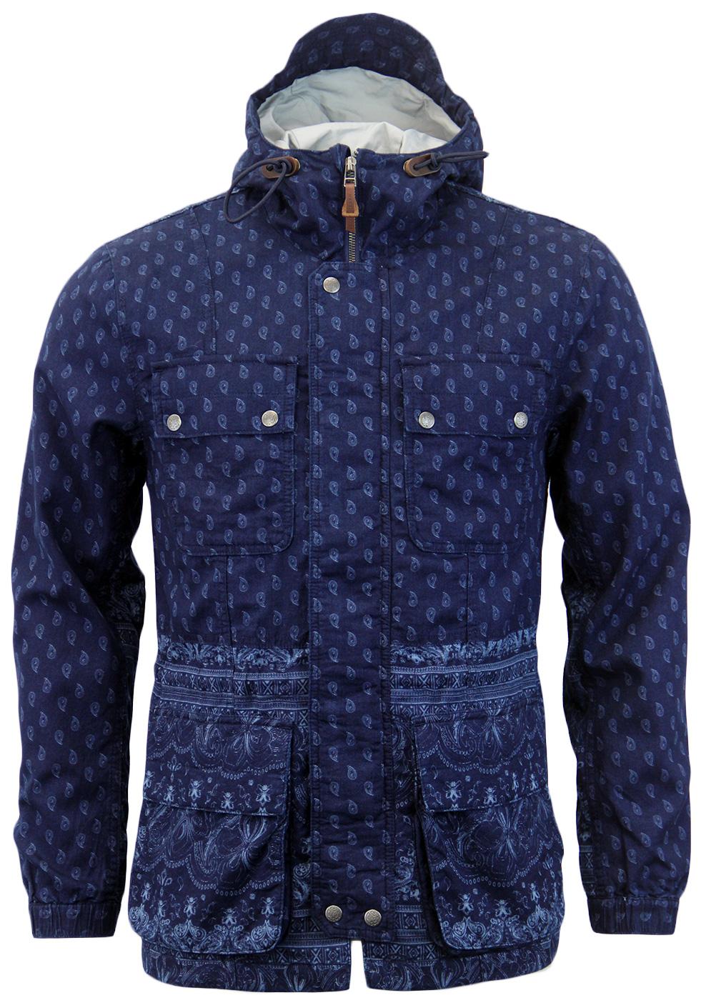 pretty green paisley windbreaker