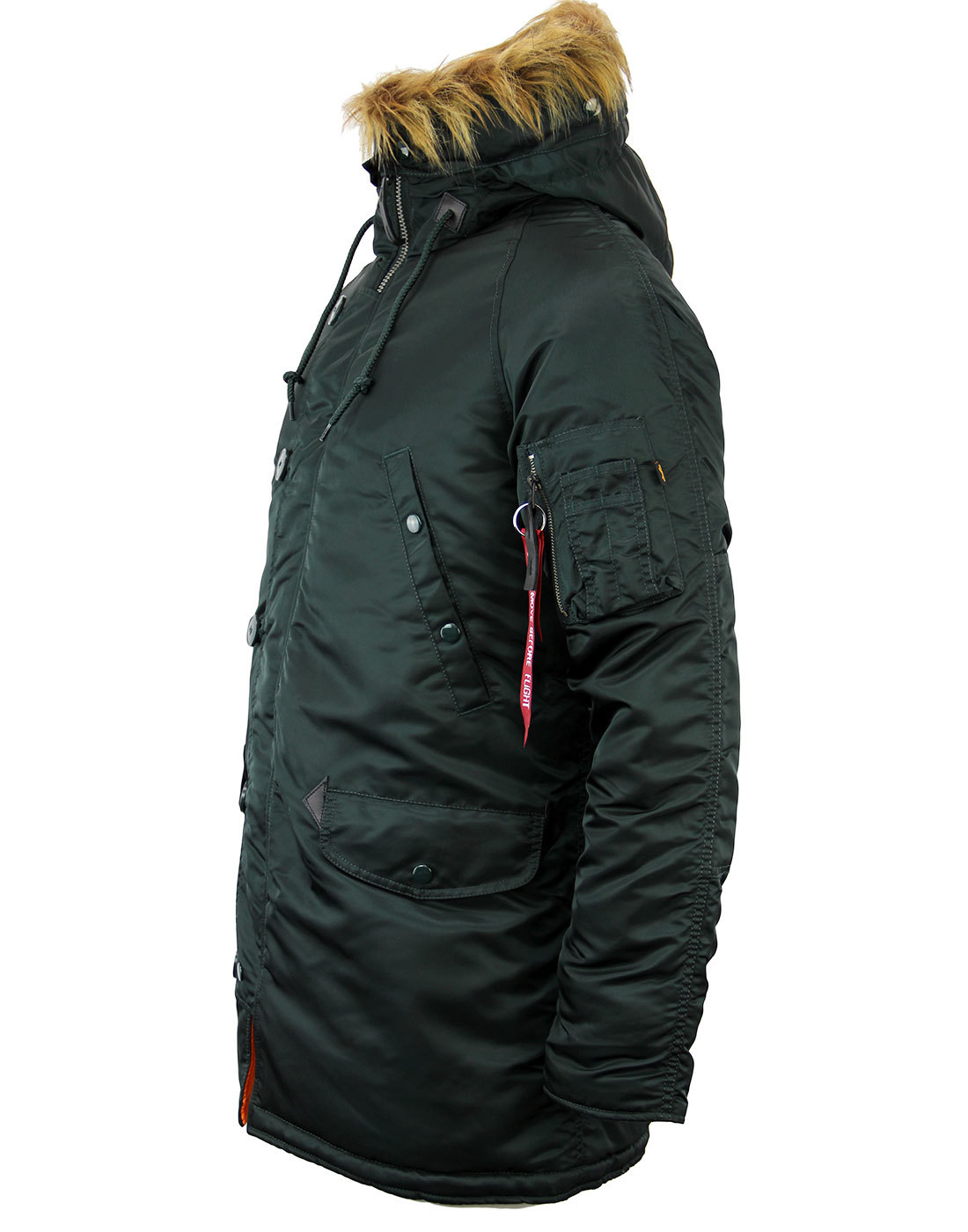 ALPHA INDUSTRIES N3B VF59 Vintage Fit Mod Snorkel Parka Petrol