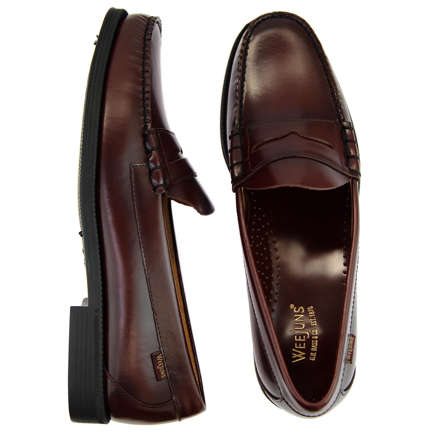 BASS WEEJUNS Easy Weejuns Larson Penny Loafers in Wine