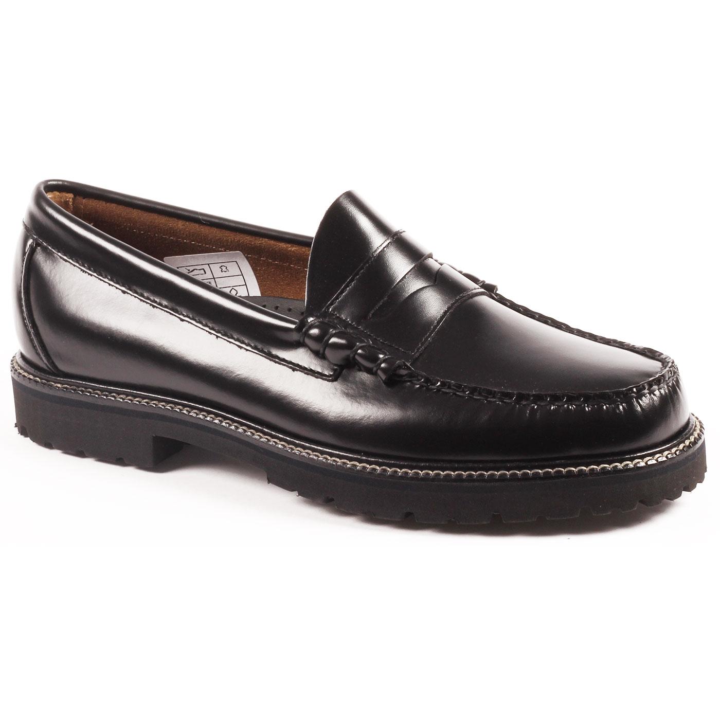 Bass Weejuns Larson Weejun 90 Mod Penny Loafers Black 9068