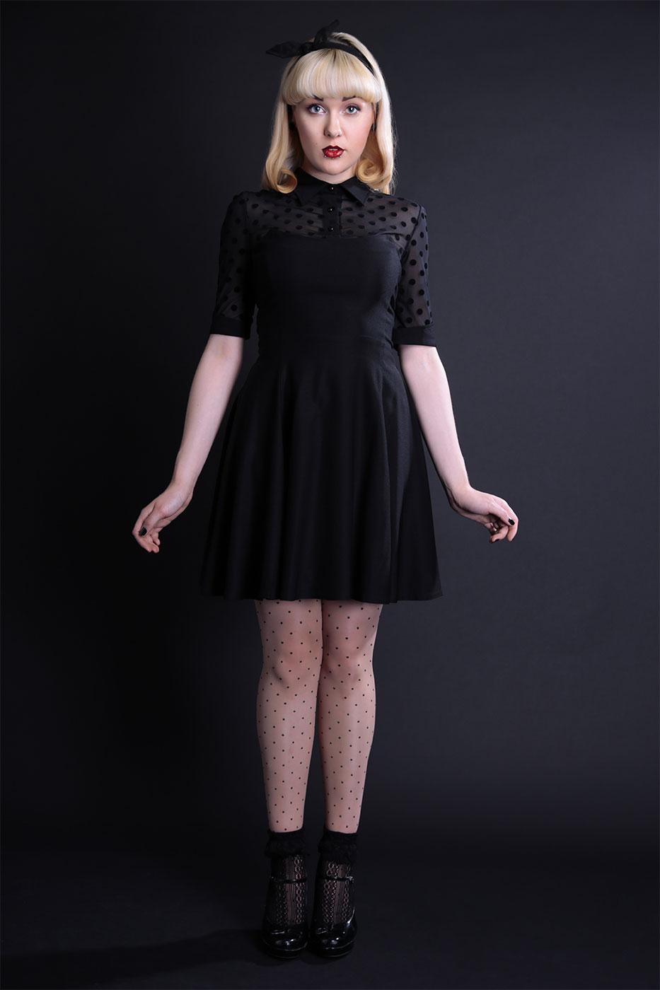 collectif polka dot dress