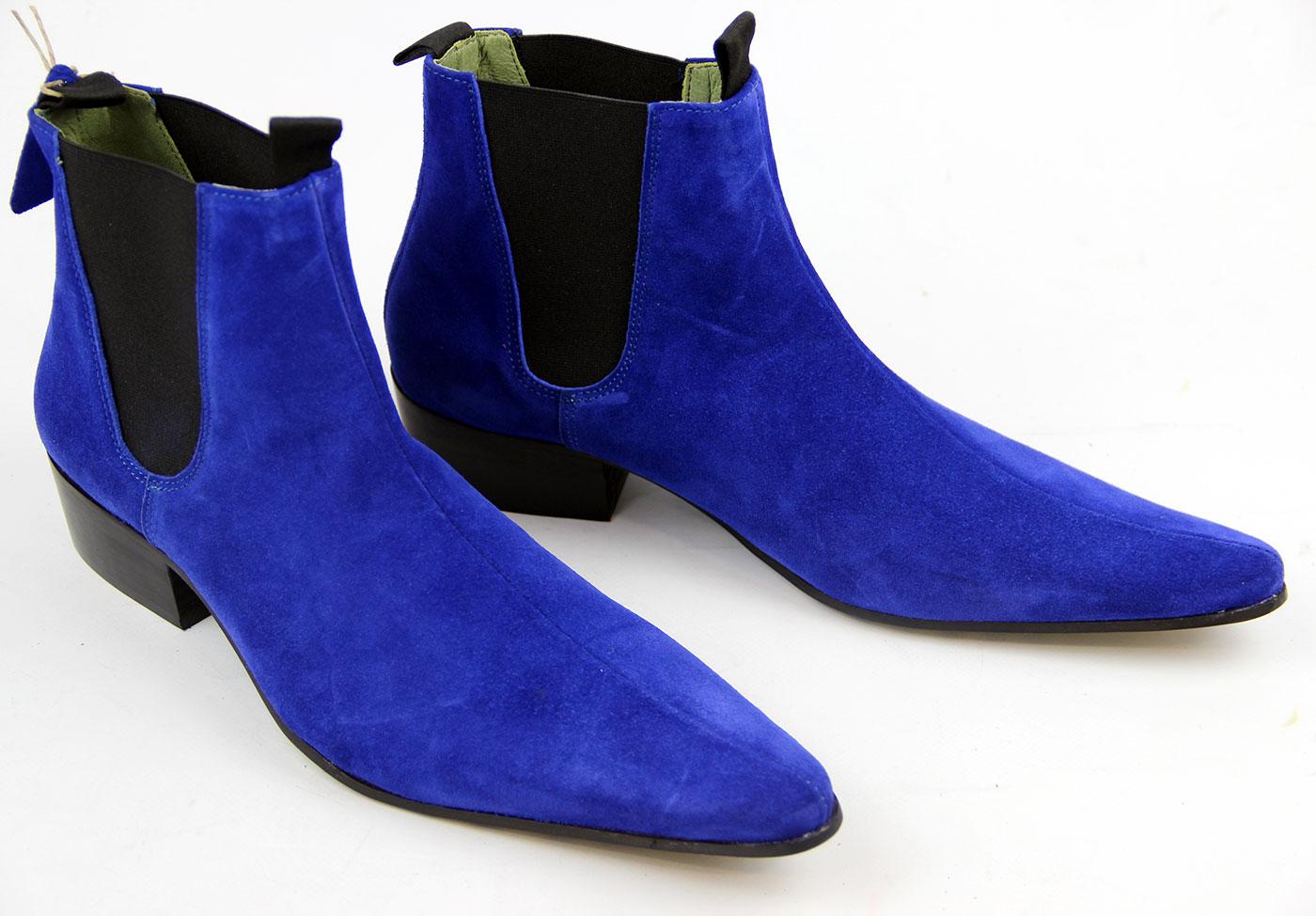 mens suede beatle boots