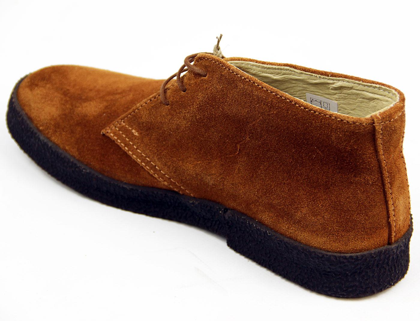 DELICIOUS JUNCTION Bullitt Retro 60s Mod Playboy Boots Tan