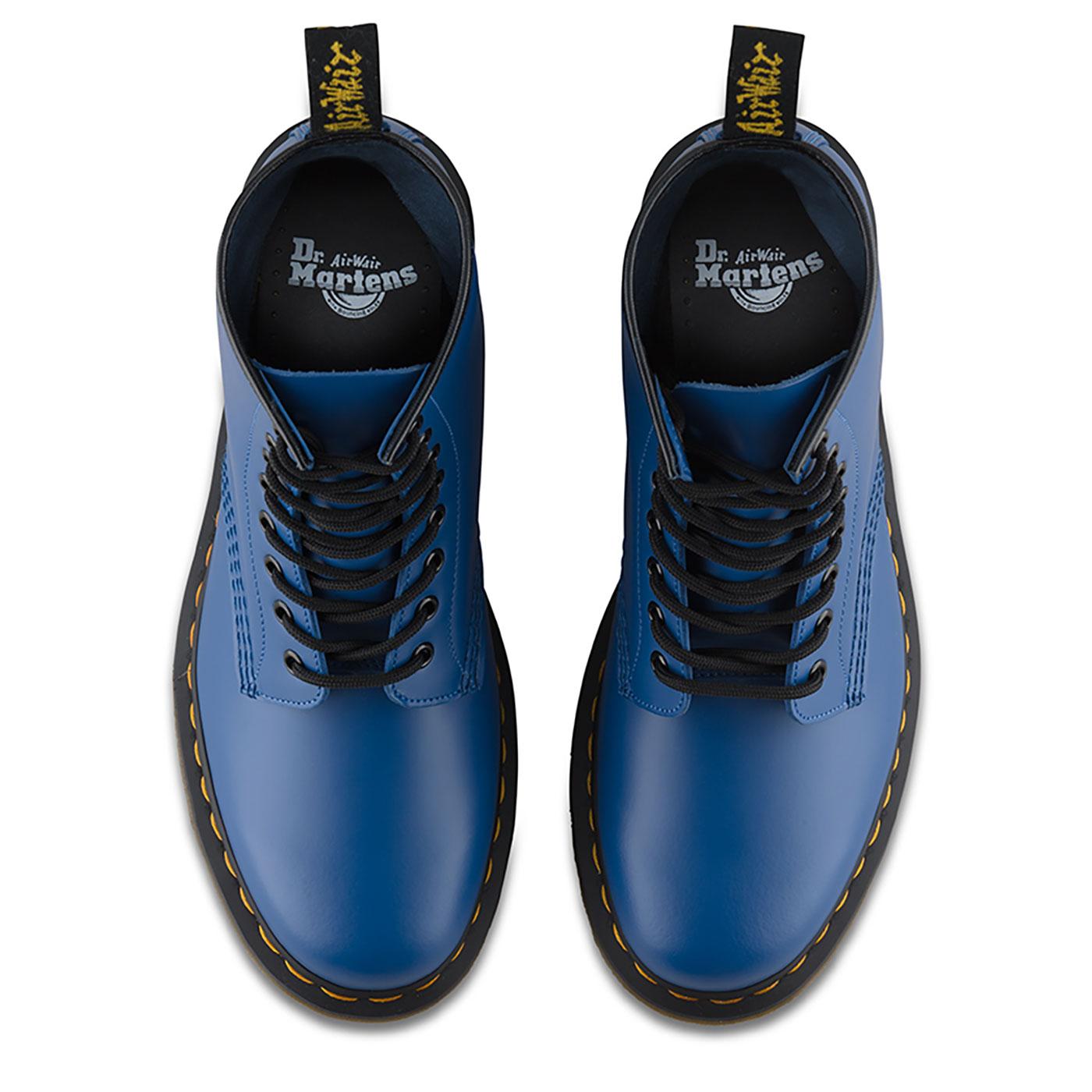 DR MARTENS '1460 Colour Pop' Retro Smooth Boots in Blue DR MARTENS '1460 Colour Pop' Retro Smooth Boots in Blue