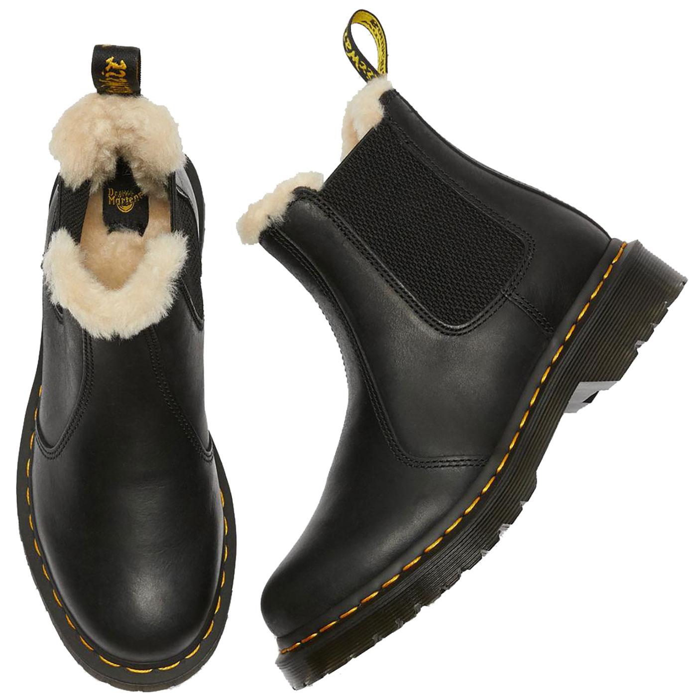 doc marten fur lined boots