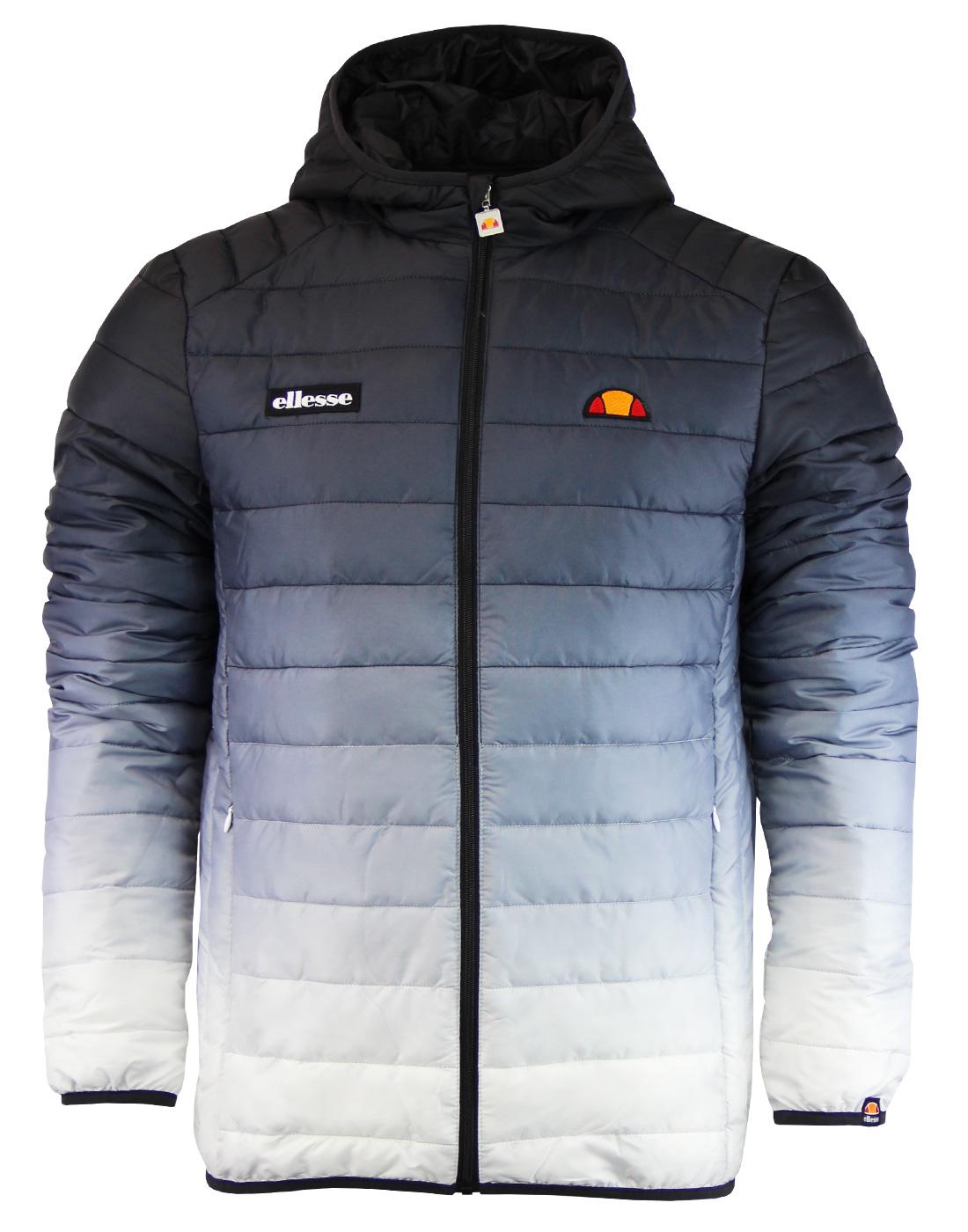 ELLESSE Lombardy Fade Retro 70s Mens Padded Ski Jacket Anthracite
