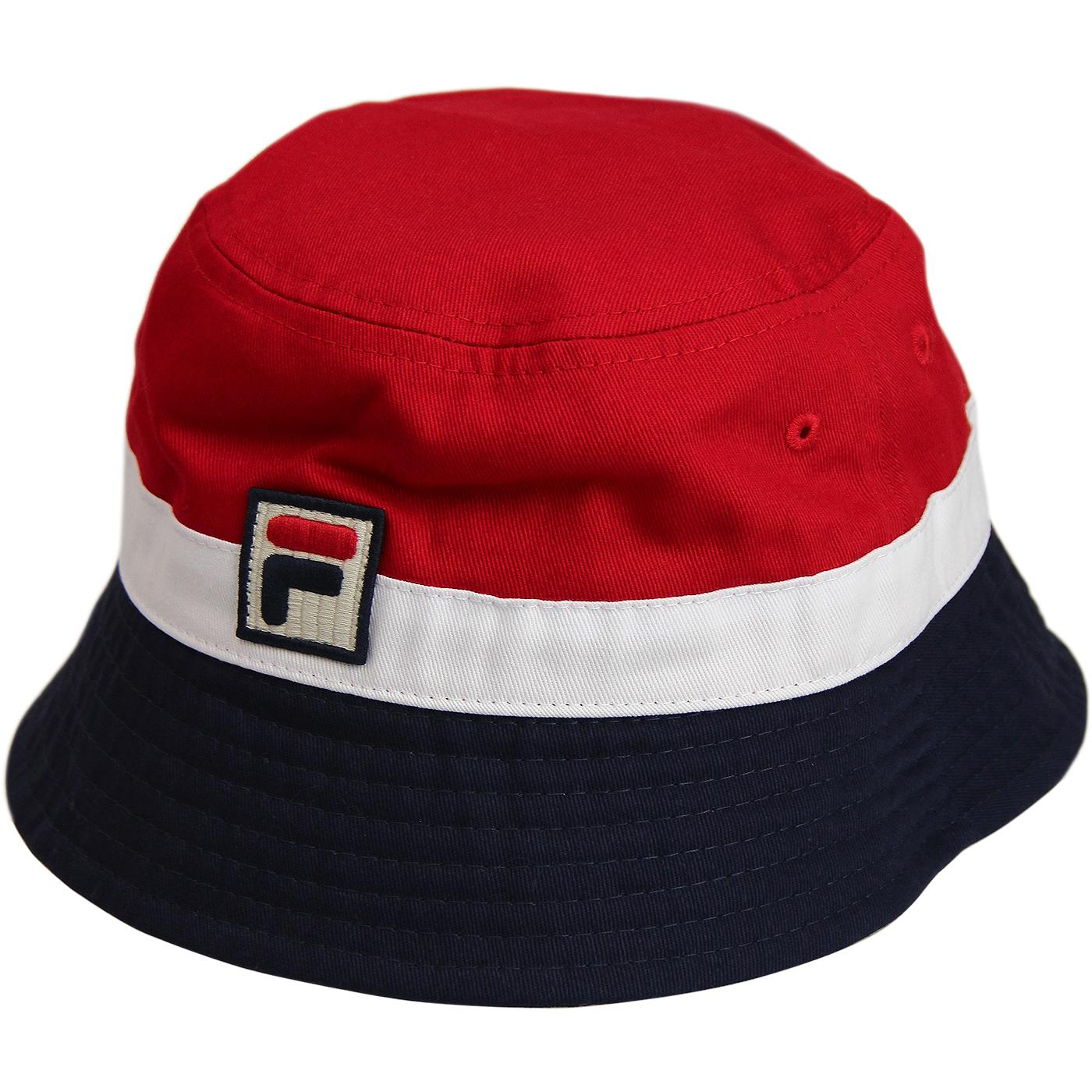 red fila bucket hat