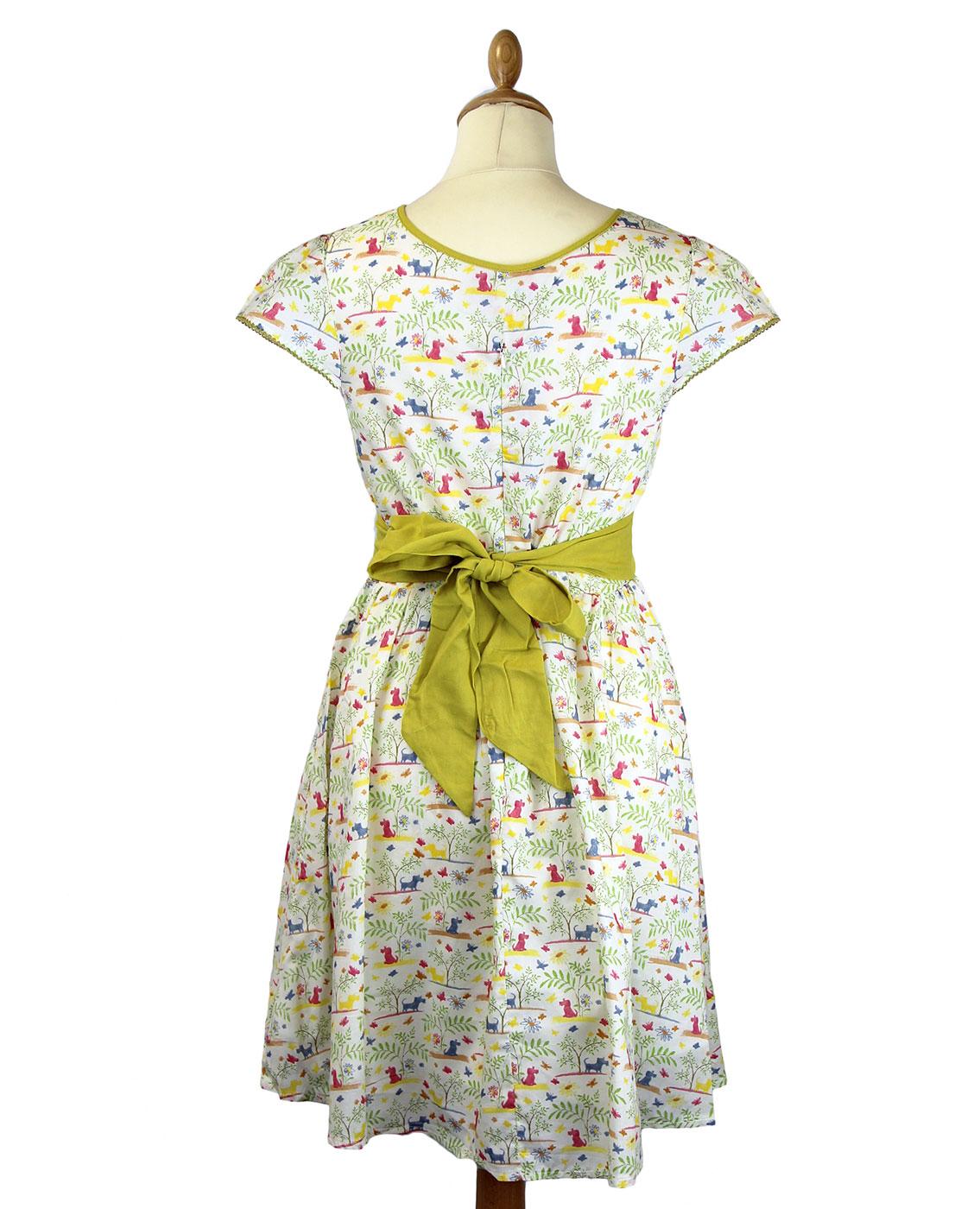 Friday On My Mind Bonnie Retro 1950s Dress in Pale Yellow