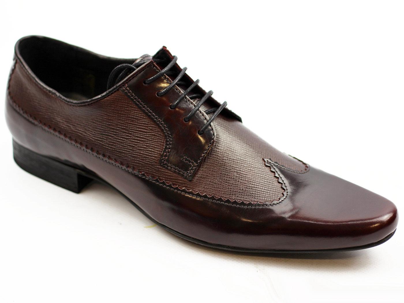 men's high shine brogues