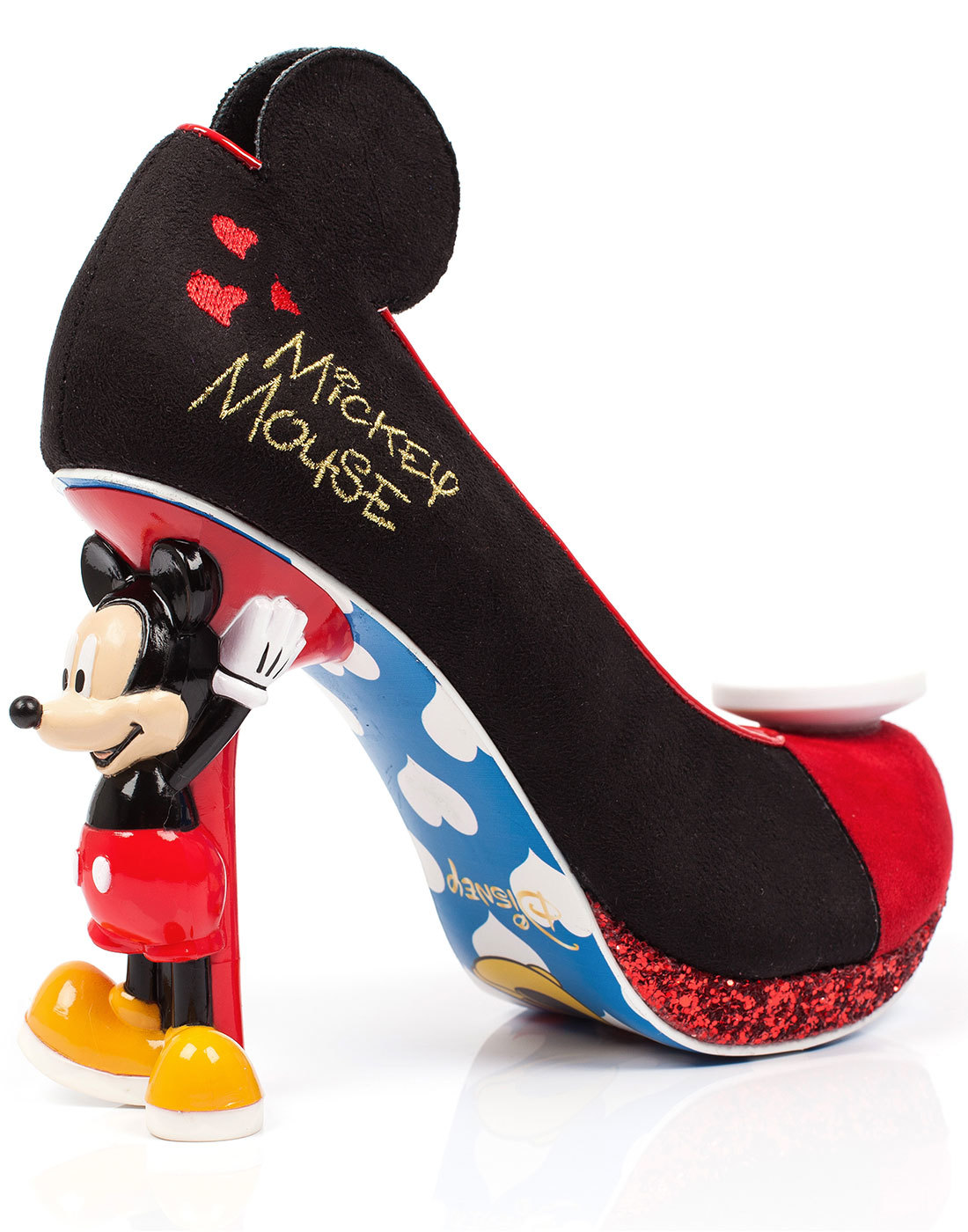 IRREGULAR CHOICE Mickey  Mouse  Character Heel Disney Shoes  