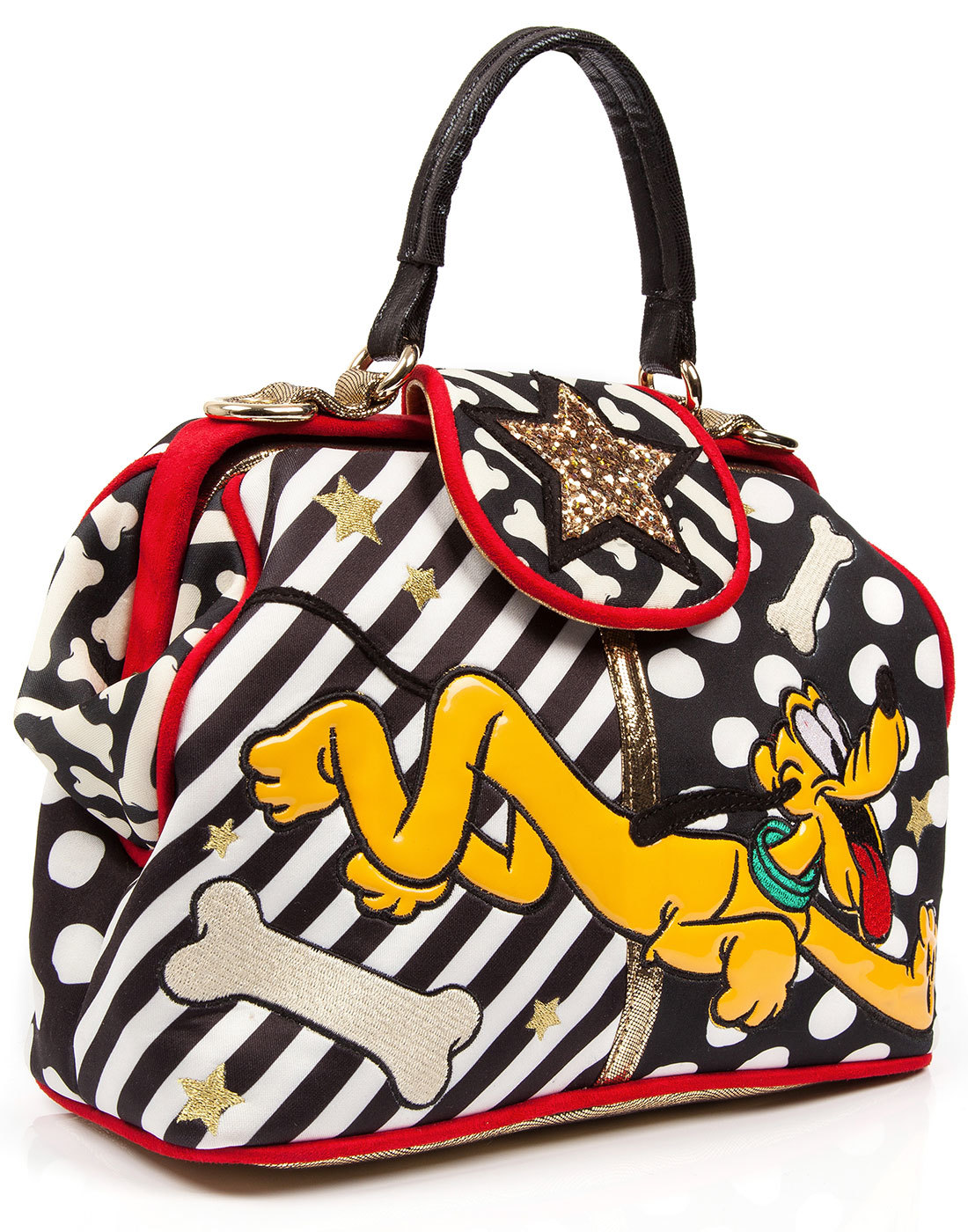 IRREGULAR CHOICE Pluto Limited Edition Disney Handbag in Black