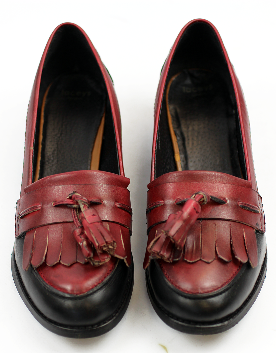 retro tassel loafers