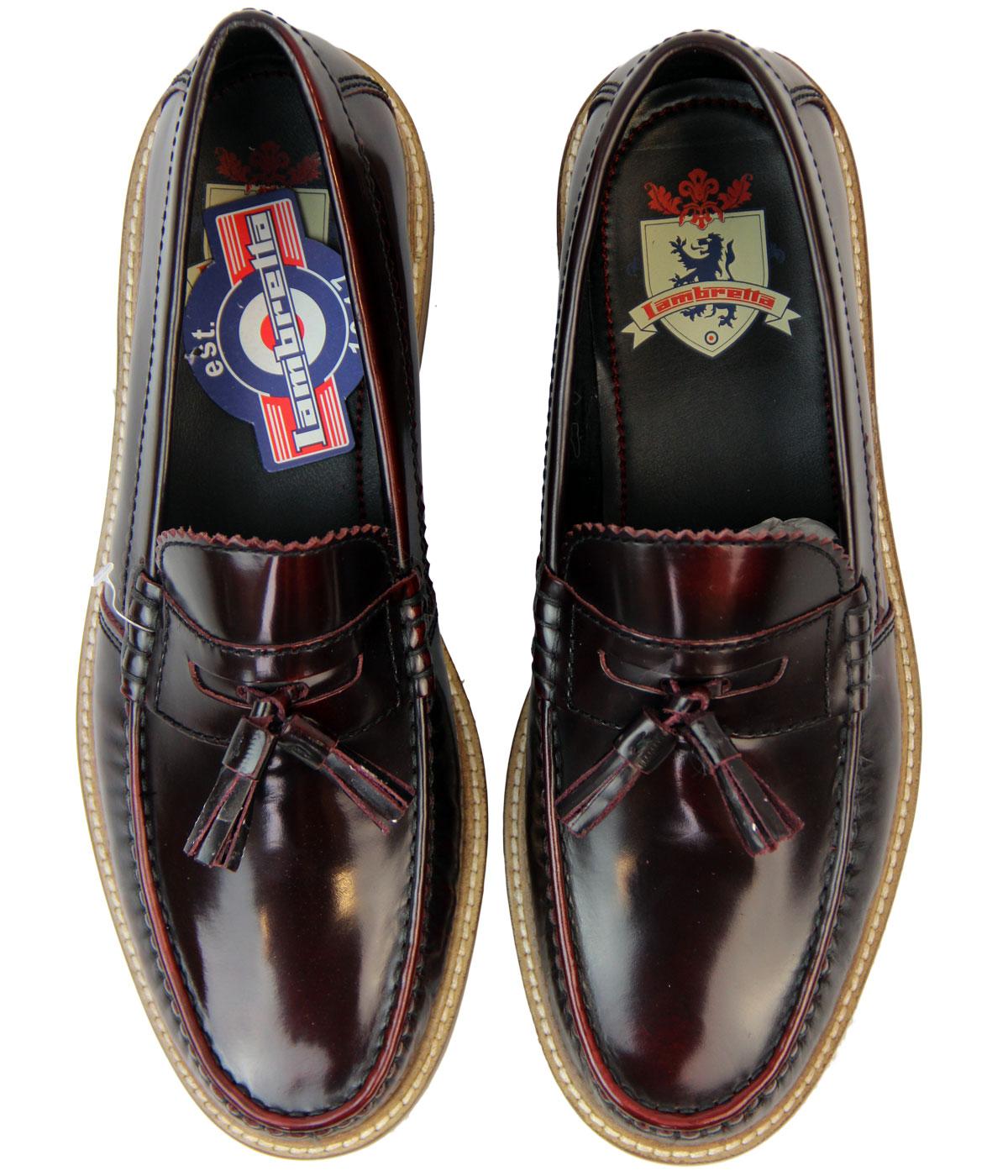 retro tassel loafers