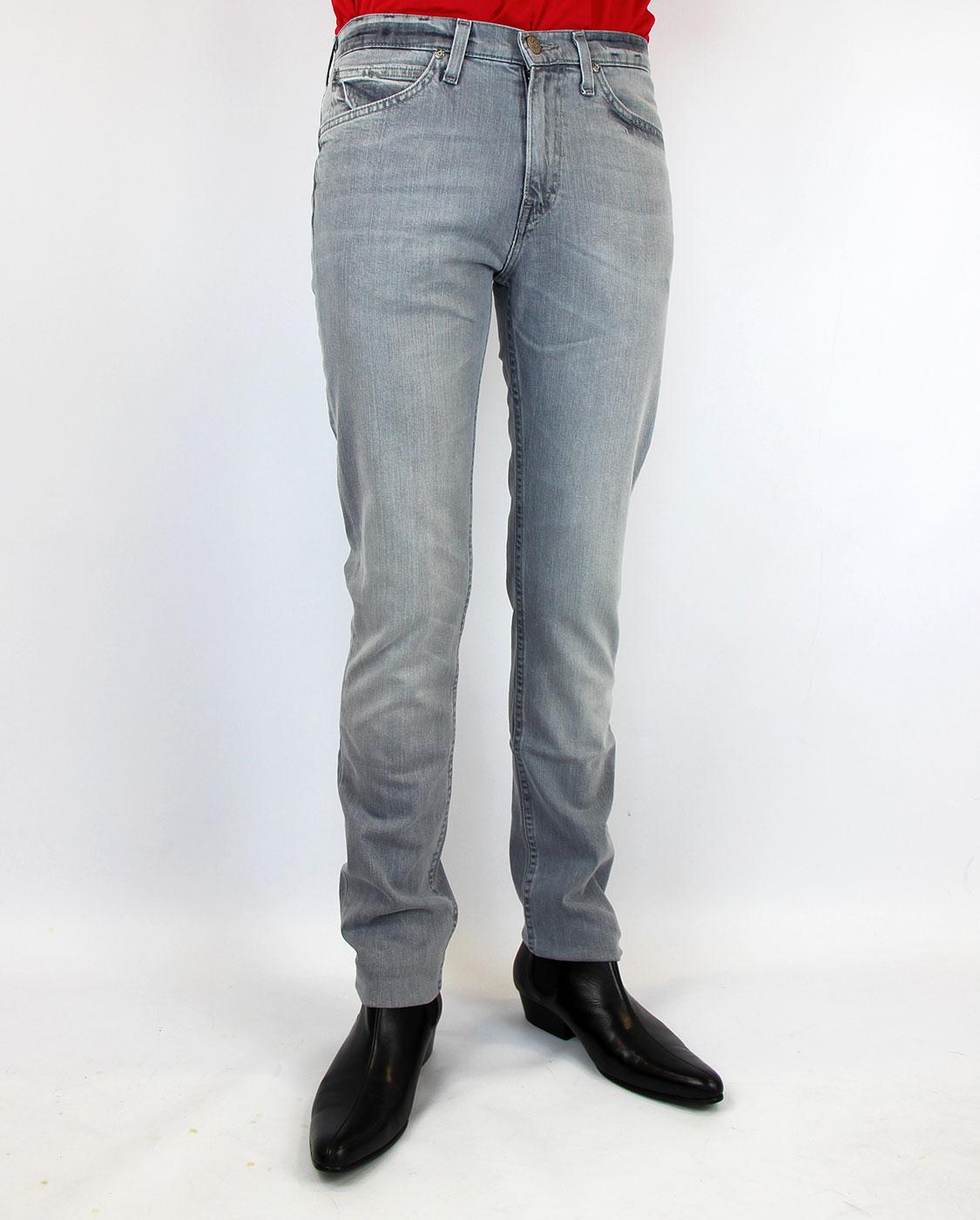 LEE JEANS Cain Retro Mod Washed Out Grey Skinny Jeans