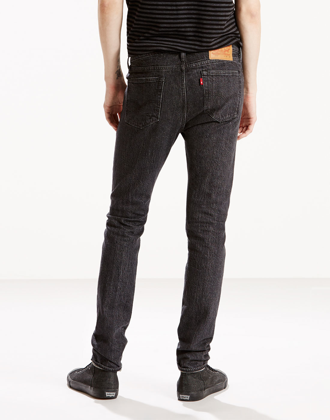LEVI'S® 510 Retro Mod Skinny Mens Denim Jeans Northstar Black