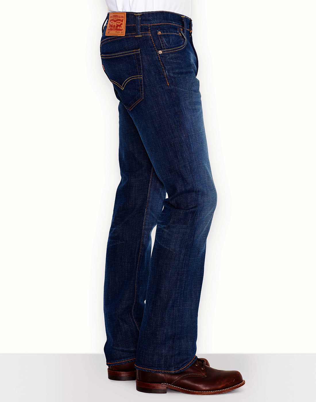 Levis® 527 Retro Mens Slim Boot Cut Denim Jeans In Festival Rain 2145