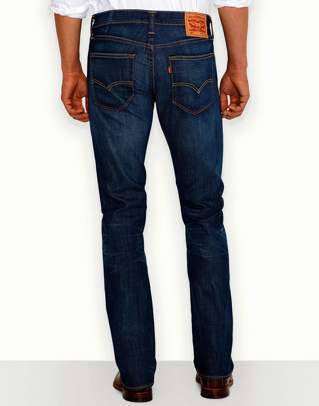 LEVI'S® 527 Retro Mens Slim Boot Cut Denim Jeans in Festival Rain