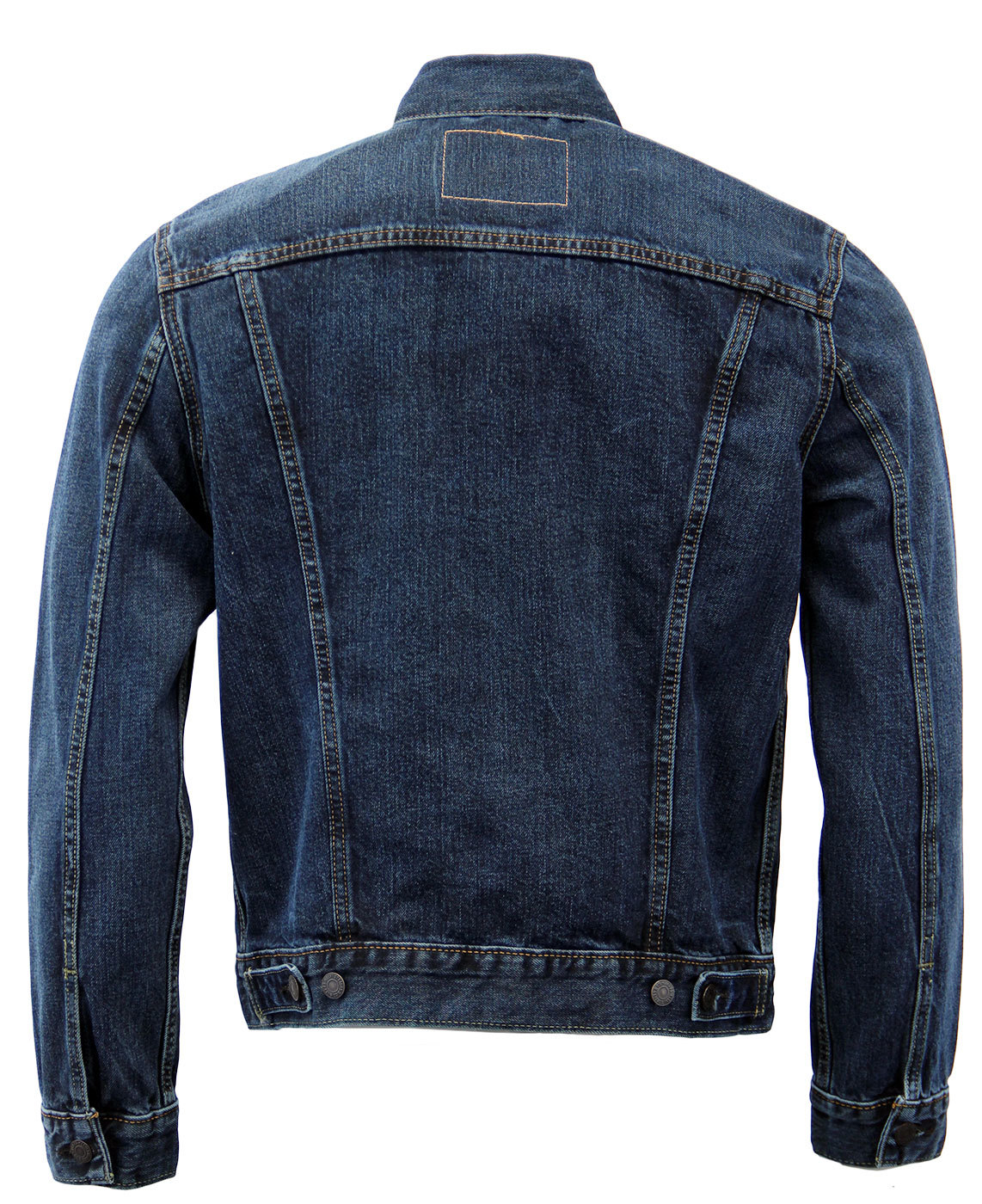 LEVI'S® Retro Indie 70s Mens Denim Trucker Jacket in Dark Blue