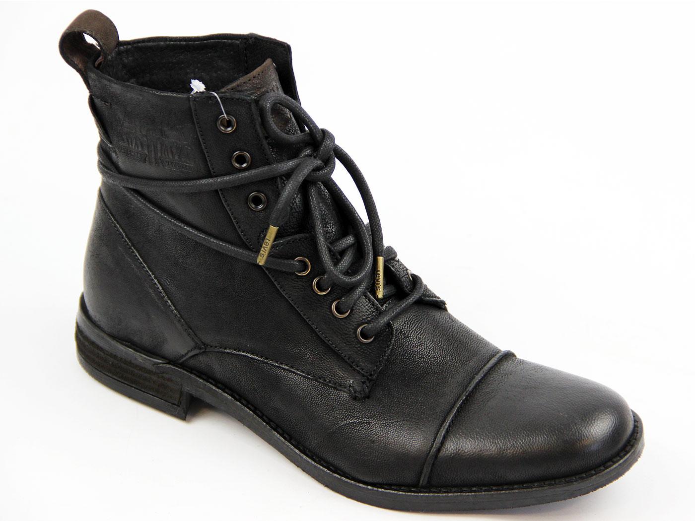 Levi’s® Maine Retro Indie Mod Military Vintage Leather Boots