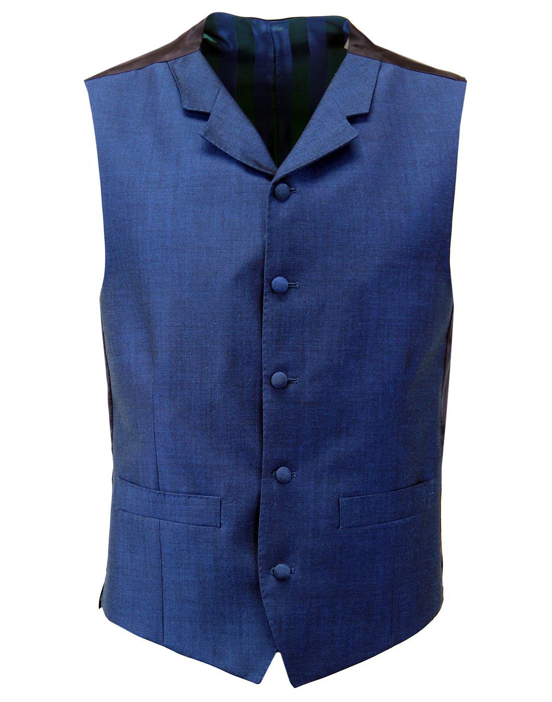 Madcap England Mohair Tonic Retro Mod Suit Waistcoat