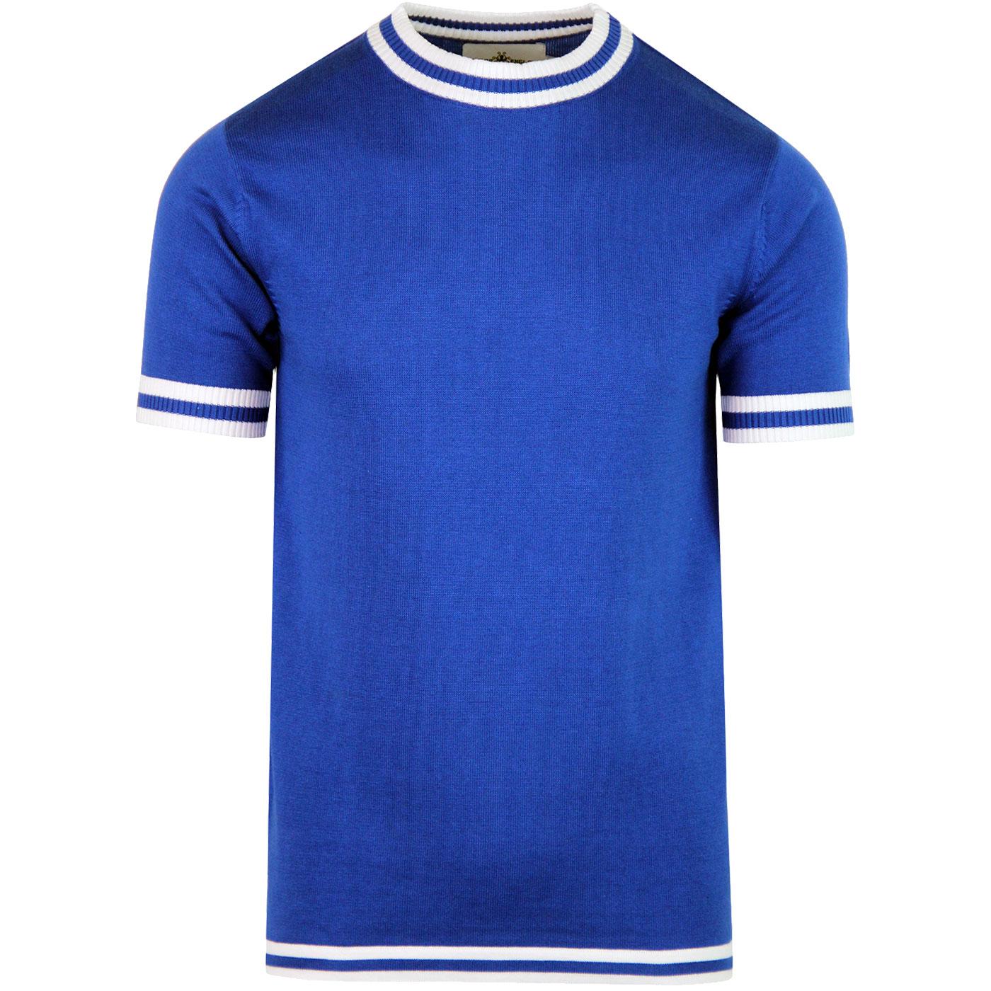 MADCAP ENGLAND MOON RETRO MOD KNITTED TIPPED TEE	