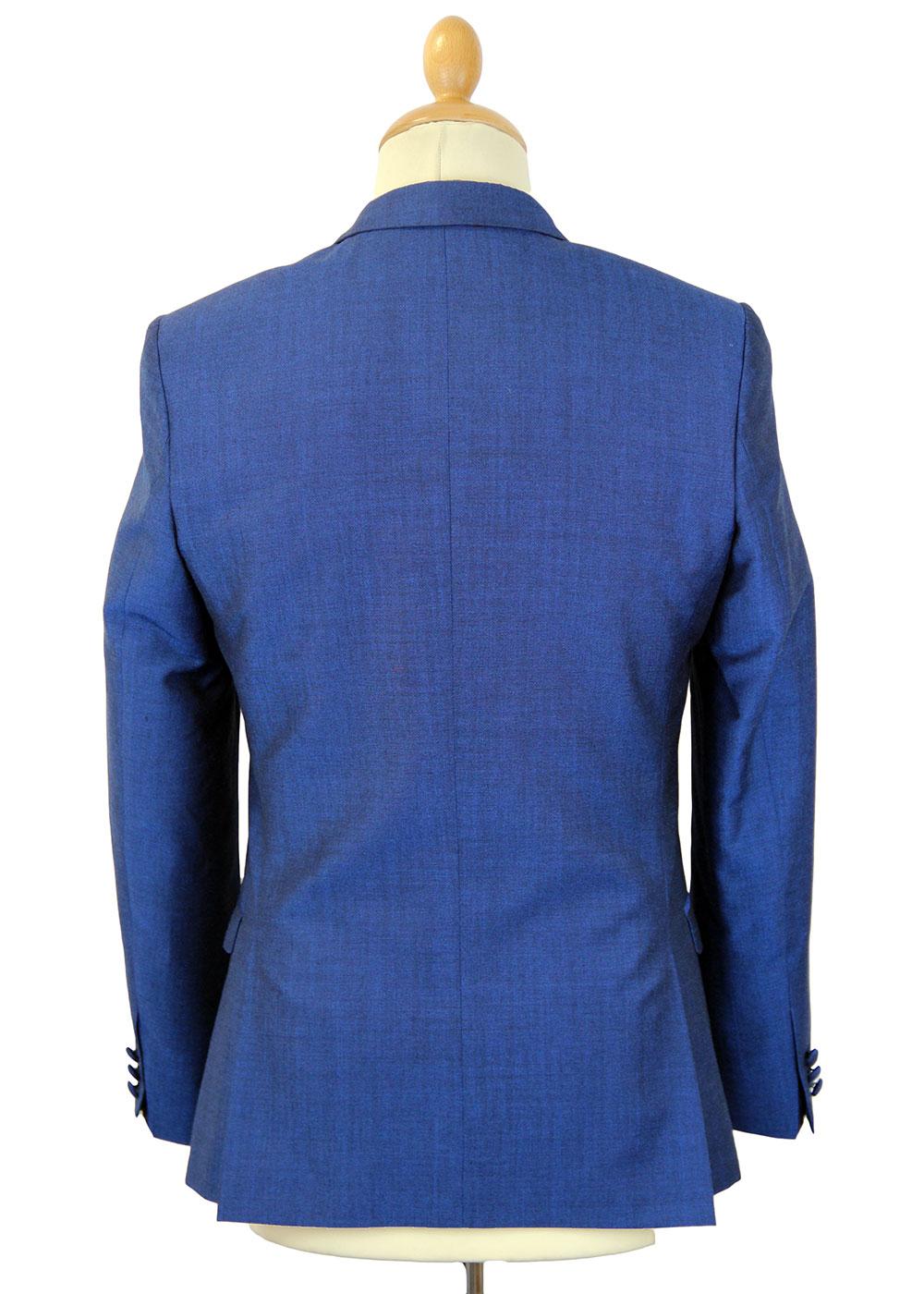 Madcap England Blue Flame Retro Mod Mohair Tonic Suit