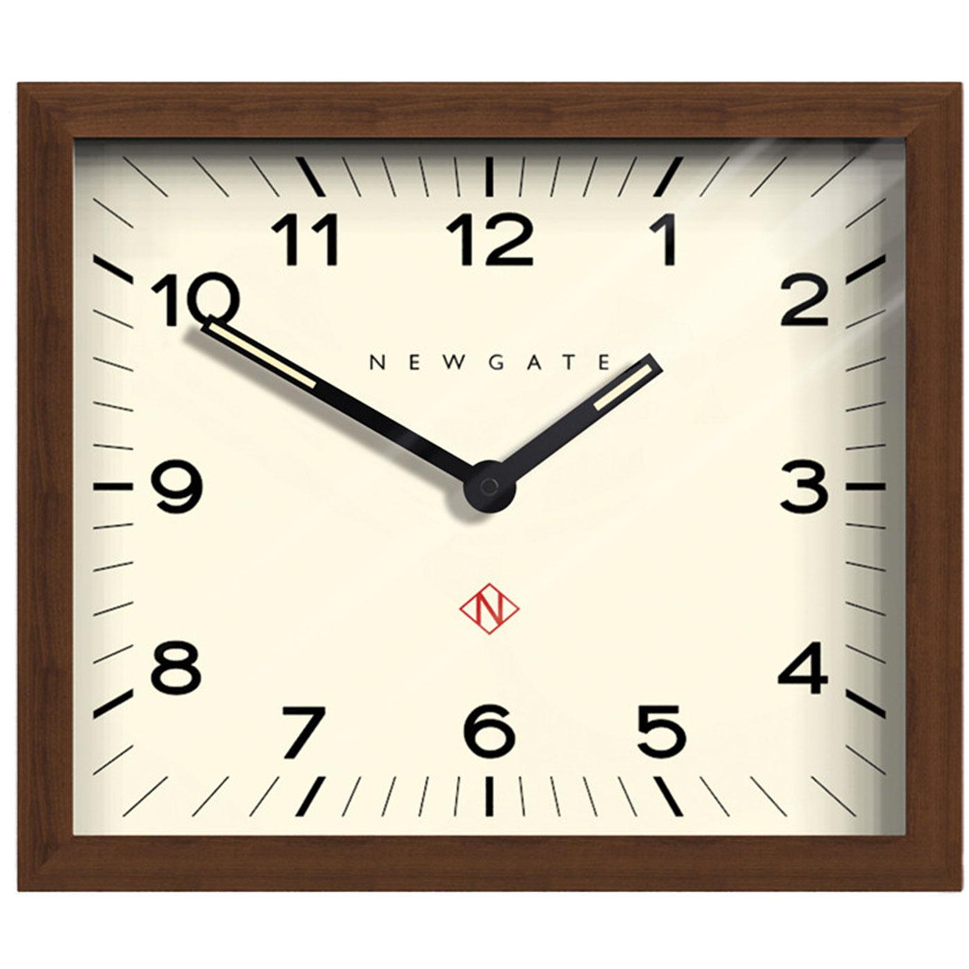 NEWGATE CLOCKS Mr Davies Retro Wooden Wall Clock