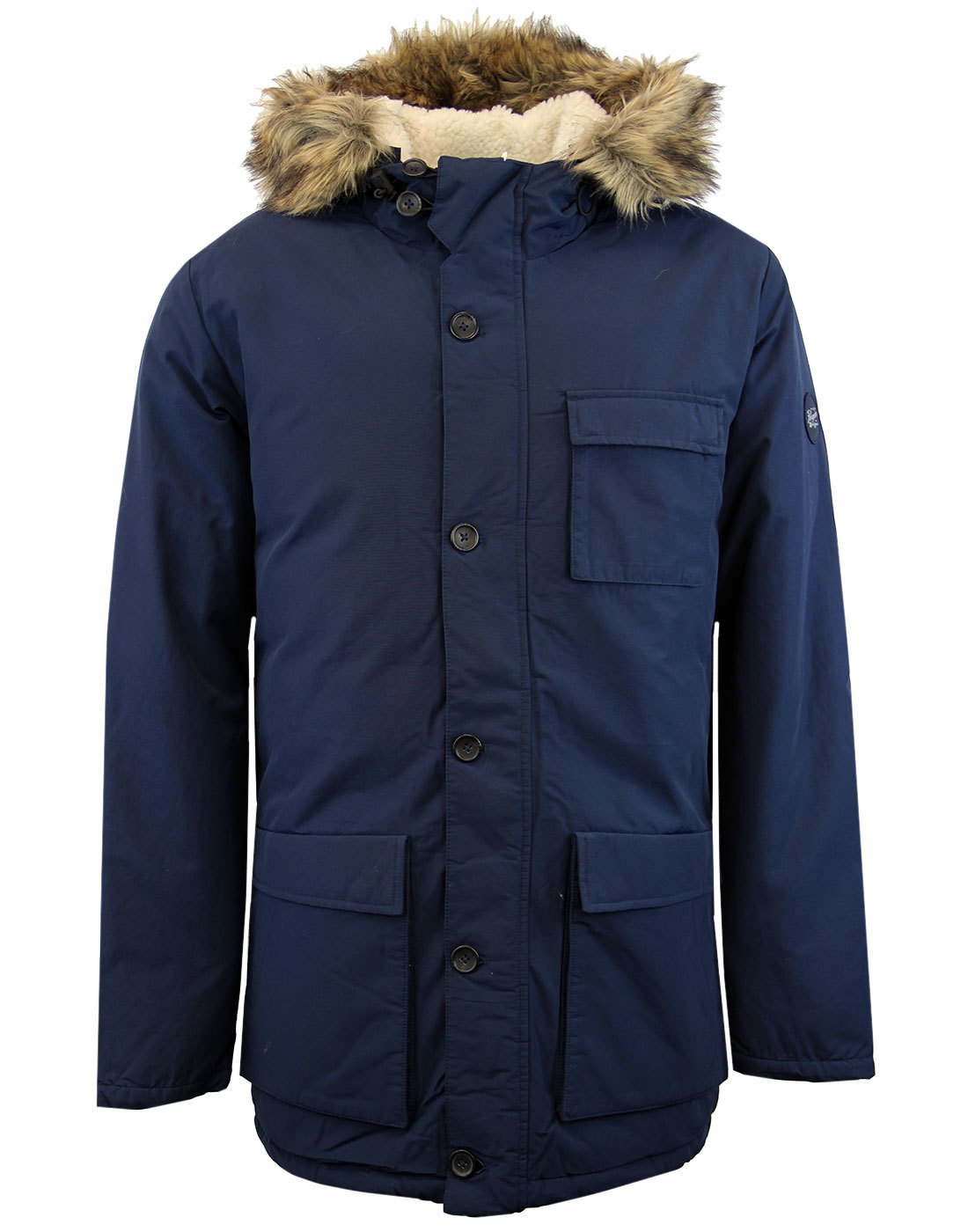 ORIGINAL PENGUIN Retro Indie Mod Padded Winter Parka Jacket