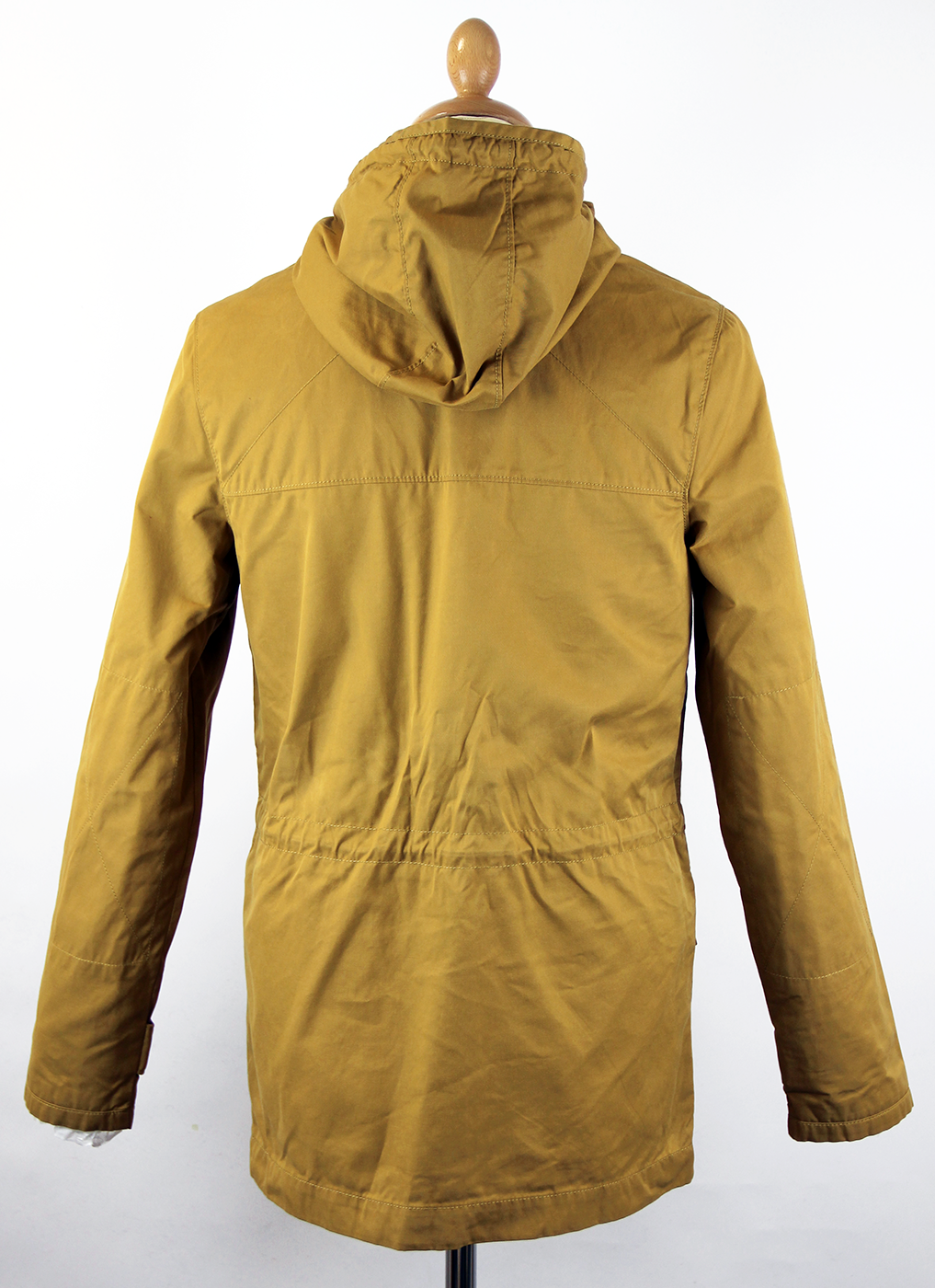 ORIGINAL PENGUIN Retro Mod Casual Parka Mountain Coat Golden