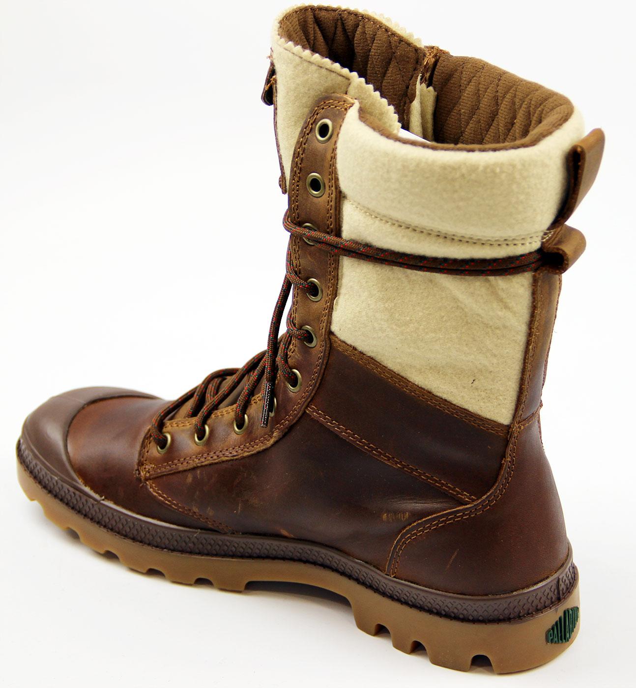 brown palladium boots