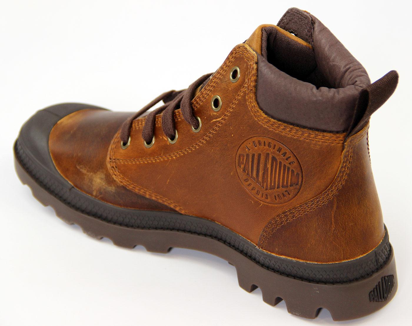 palladium pampa leather chelsea boots