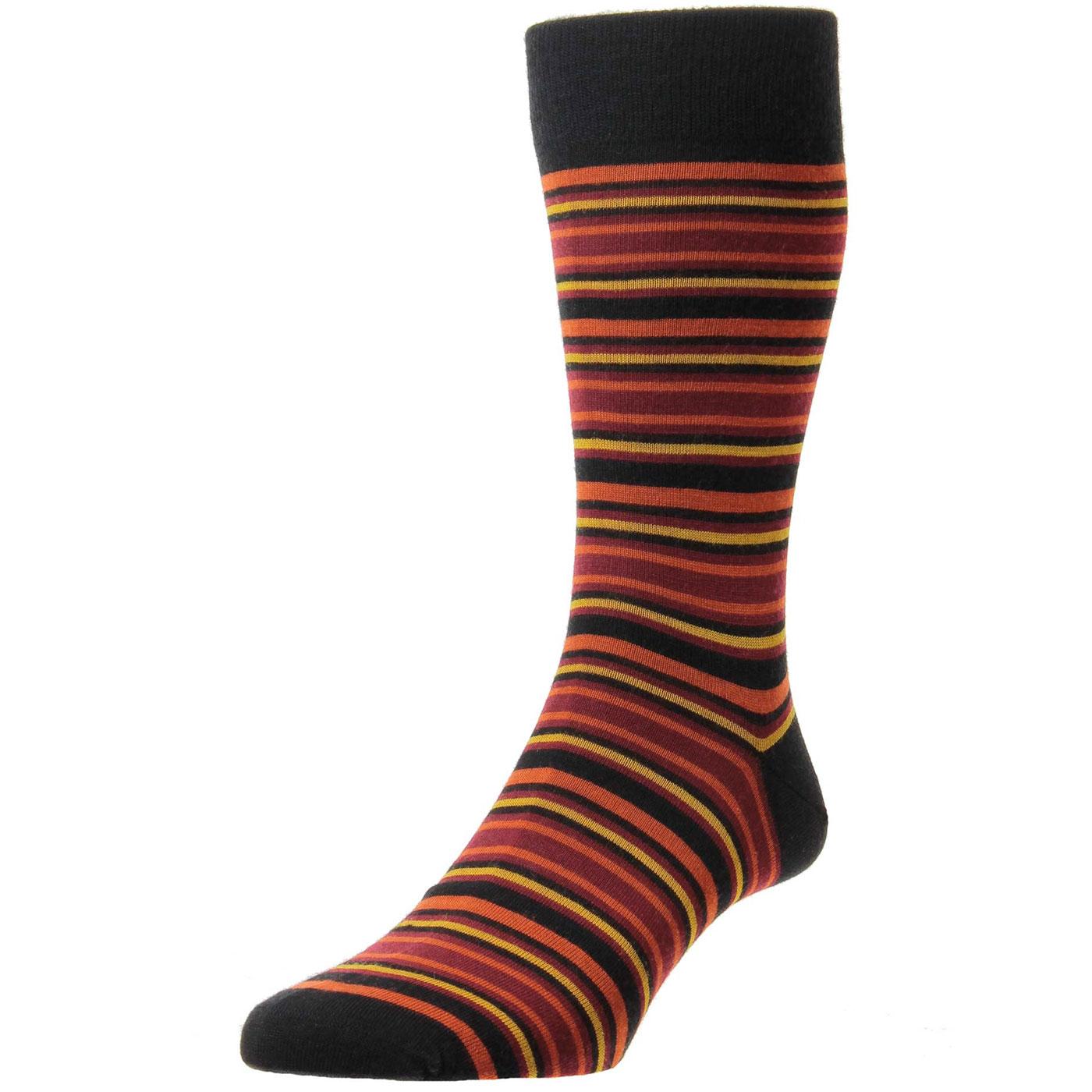Piper Mod Stripe Socks by Pantherella