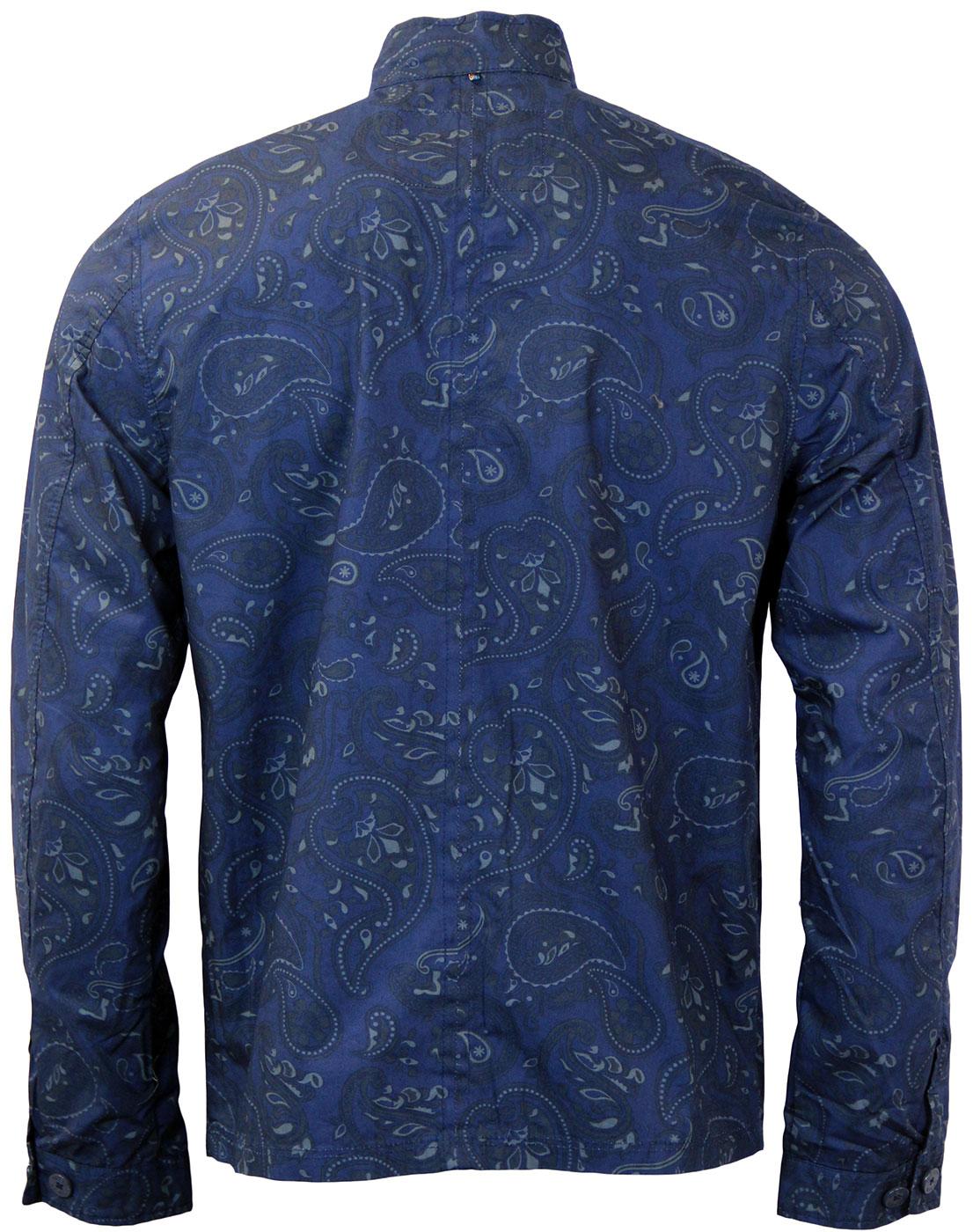 pretty green paisley windbreaker