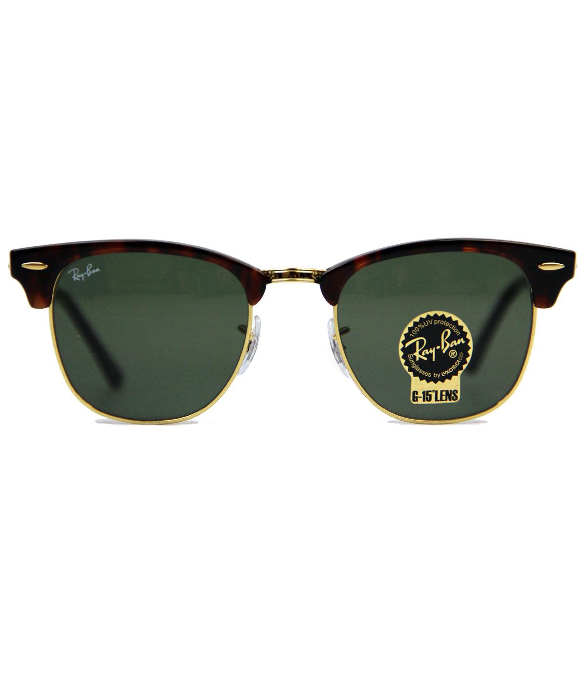 Ray-Ban Retro Mod Clubmaster Indie Sunglasses in Brown