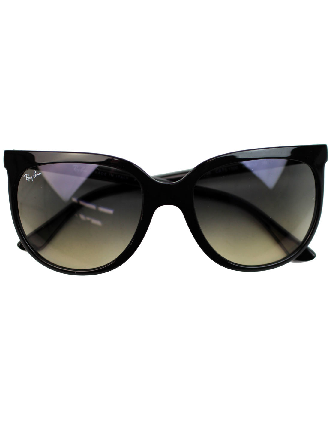 RAYBAN Cats 1000 Retro 70s Wayfarer Sunglasses in Black