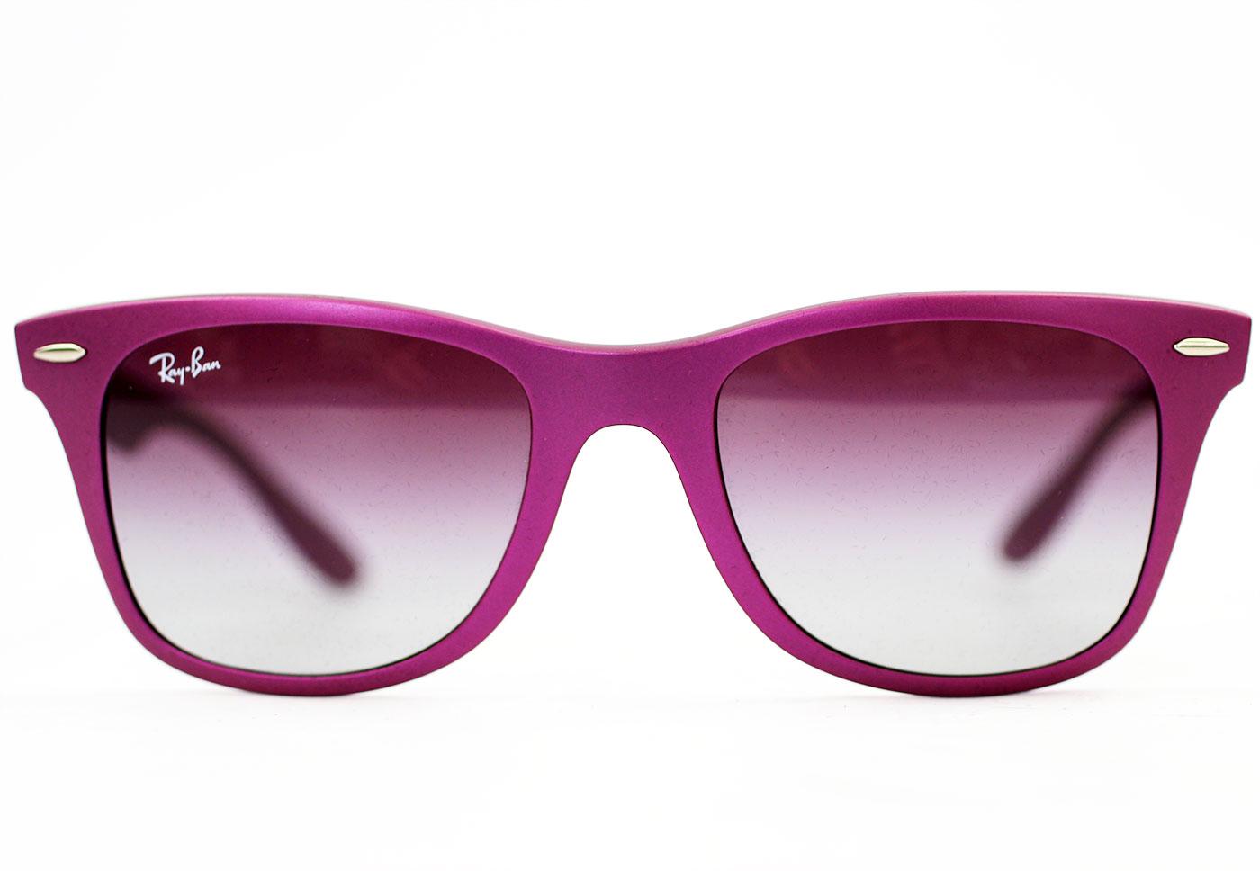 ban tech retro coloured liteforce wayfarers in violet ban tech retro coloured liteforce wayfarers in violet