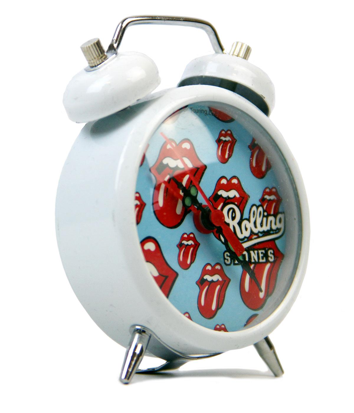 Rolling Stones Mini Alarm Clock Retro Mod Indie Gifts