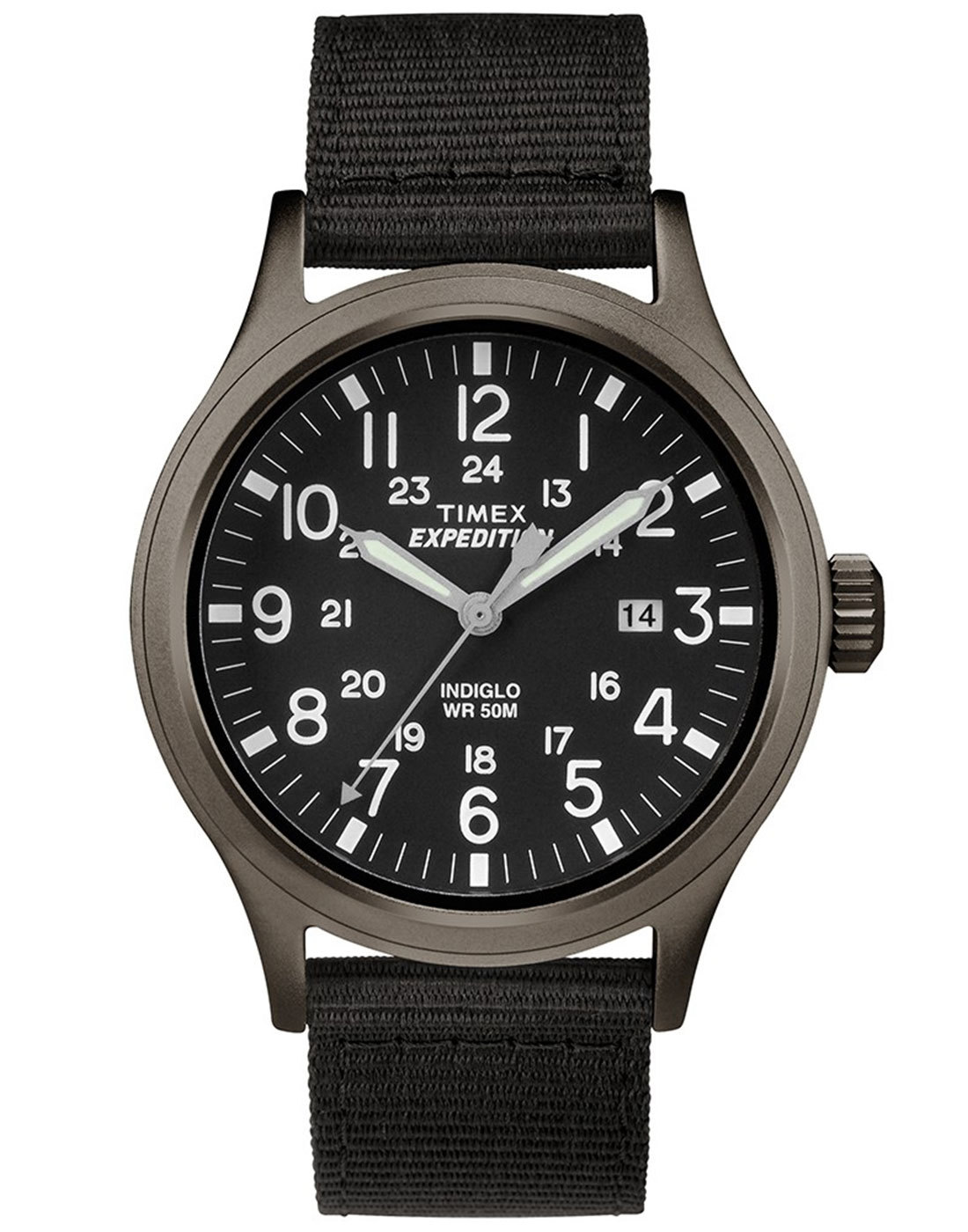 Expedition Scout TIMEX Retro Mod Utility Outdoorsman Watch Black