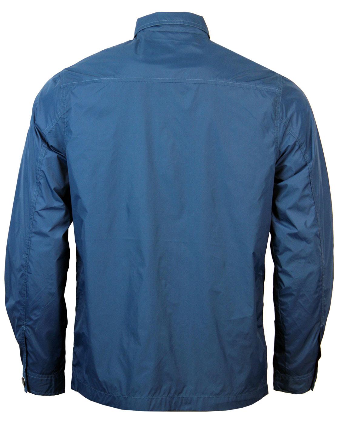 WEEKEND OFFENDER Sedgwick Retro 70s Nylon Overshirt Safari Jacket