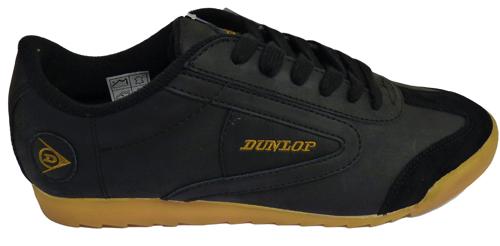 DUNLOP SUPERSTAR 100 GREENFLASH MENS RETRO INDIE TRAINERS (Black).